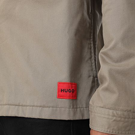 HUGO - Sobrecamisa Enalu 50468744 Verde caqui