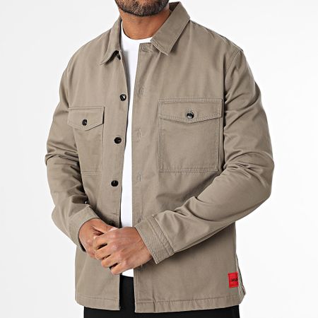 HUGO - Sobrecamisa Enalu 50468744 Verde caqui