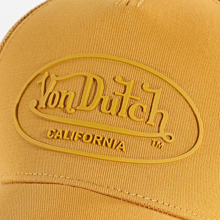Von Dutch - Gorra Trucker Log Amarillo Mostaza