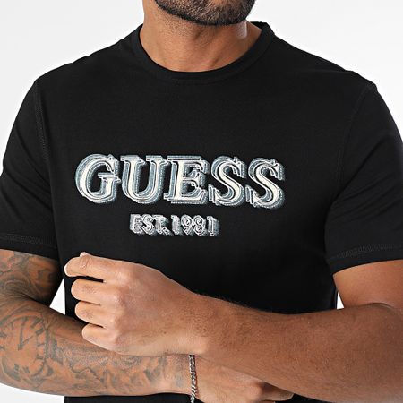 Guess - Slim Tee M5GI07-I3Z14 Negro