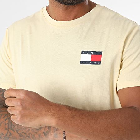 Tommy Jeans - Essential Flag Slim Tee Shirt 0740 Amarillo