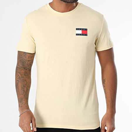 Tommy Jeans - Essential Flag Slim Tee Shirt 0740 Amarillo