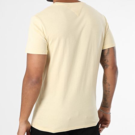 Tommy Jeans - Essential Flag Slim Tee Shirt 0740 Amarillo