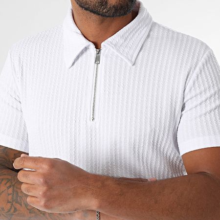 Uniplay - Polo Manga Corta Rayas 182 Blanco