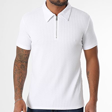 Uniplay - Polo Manga Corta Rayas 182 Blanco