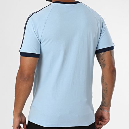 Adidas Originals - Pack De 2 Camisetas De 3 Rayas IA4846 JN7018 Blanco Azul Claro