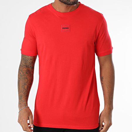 HUGO - Camiseta Diragolino 50447978 Rojo