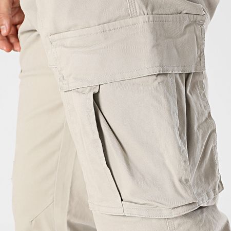 John H - Pantalones Cargo 101 Beige
