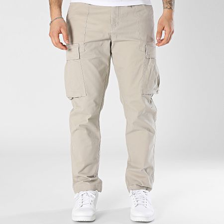 John H - Pantalones Cargo 101 Beige