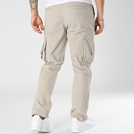 John H - Pantalones Cargo 101 Beige