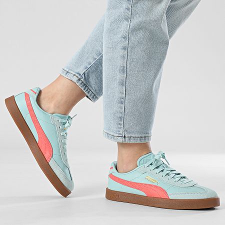 Puma - Mujer Club II Zapatillas Era 397447 Ether Safe Lake Peach Frost