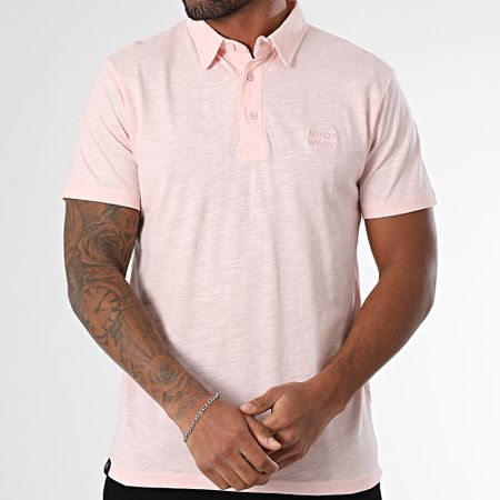 American People - Polo de manga corta Pollux rosa