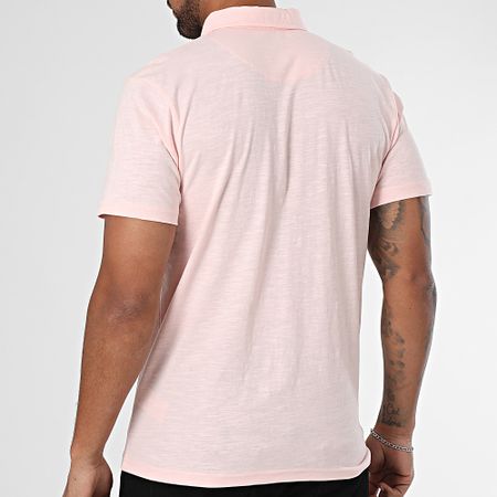 American People - Polo de manga corta Pollux rosa