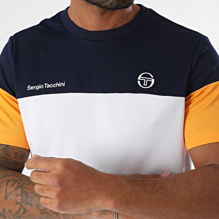 Sergio Tacchini - Prave Vebita Conjunto de camiseta y pantalón corto 024 40845 40815 Azul Blanco
