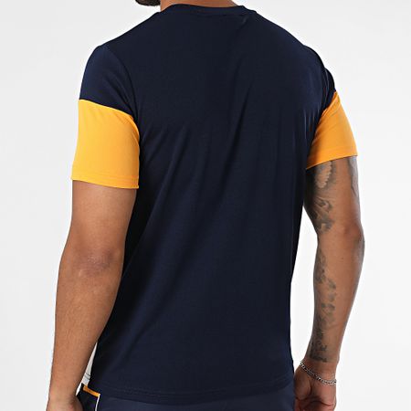 Sergio Tacchini - Prave Vebita Conjunto de camiseta y pantalón corto 024 40845 40815 Azul Blanco