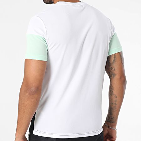 Sergio Tacchini - Prave Rob 40845 40848 Negro Blanco Camiseta y pantalones cortos de jogging Set