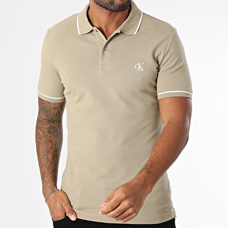 Calvin Klein - Polo de manga corta 5603 Beige