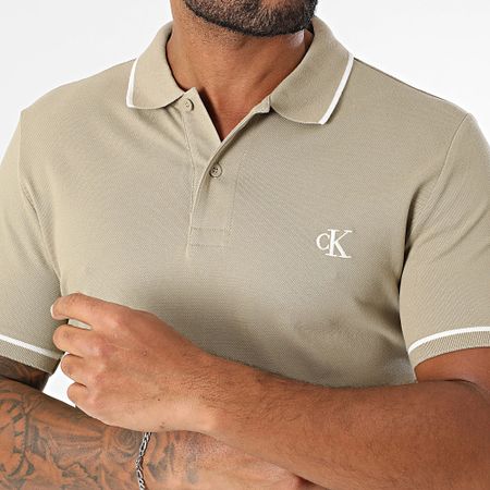 Calvin Klein - Polo de manga corta 5603 Beige
