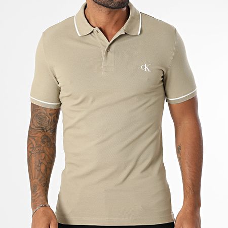 Calvin Klein - Polo de manga corta 5603 Beige