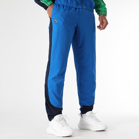 Lacoste - Traje A Rayas Cocodrilo Logo Azul Real Verde Azul Marino