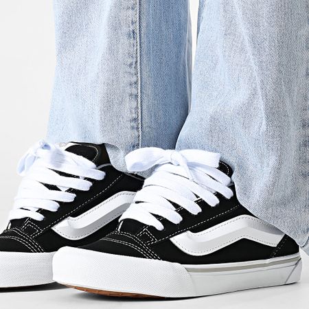Vans - Zapatillas Mujer Knu Skool D2TMCG1 Negro Blanco