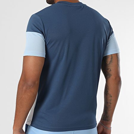 Sergio Tacchini - Prave Rob Conjunto de camiseta y pantalón corto 024 40845 40848 Blanco Azul
