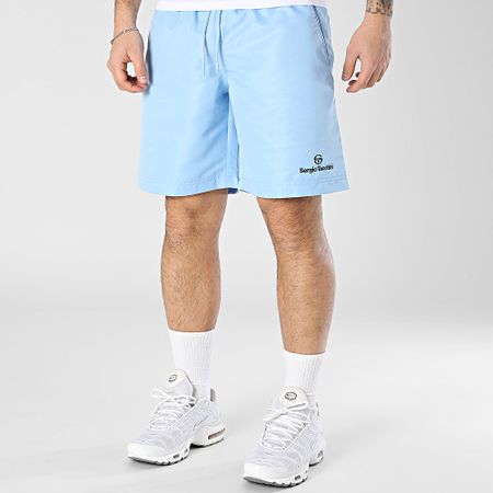 Sergio Tacchini - Prave Rob Conjunto de camiseta y pantalón corto 024 40845 40848 Blanco Azul