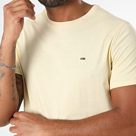 Tommy Jeans - Camiseta Tjm Xslim Jersey 4411 Amarillo Claro