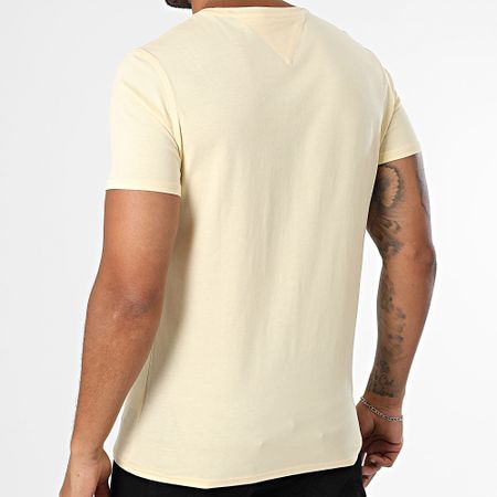 Tommy Jeans - Camiseta Tjm Xslim Jersey 4411 Amarillo Claro