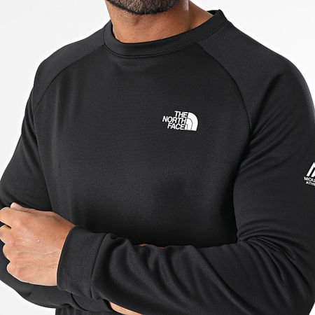 The North Face - Sudadera polar de cuello redondo A8BFN Negro