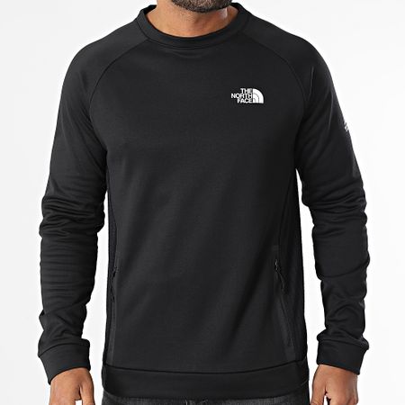 The North Face - Sudadera polar de cuello redondo A8BFN Negro