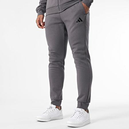 Adidas Performance - Chándal 3 rayas JI8881 Gris marengo