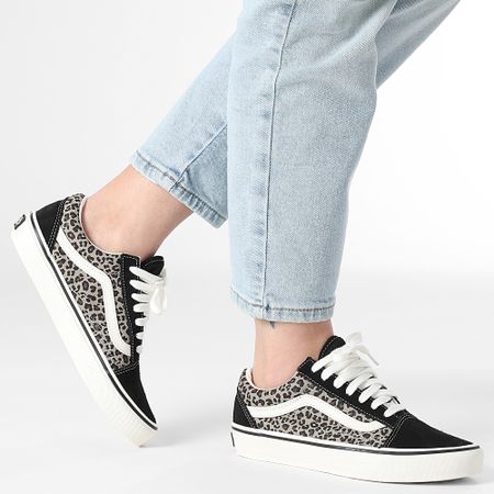 Vans - Old Skool Zapatillas Mujer D6WYY61 Negro Leopardo