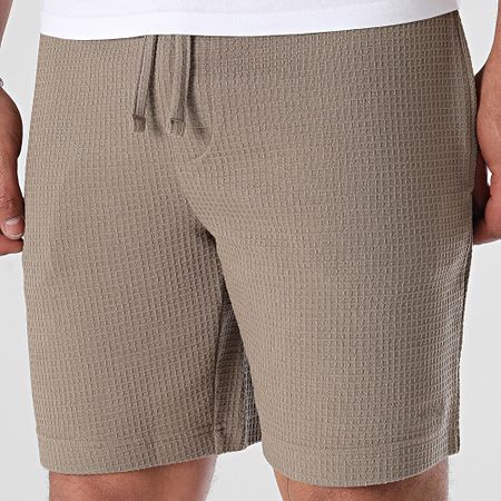 HUGO - Pantalón corto Austin Waffle 50532023 Marrón claro