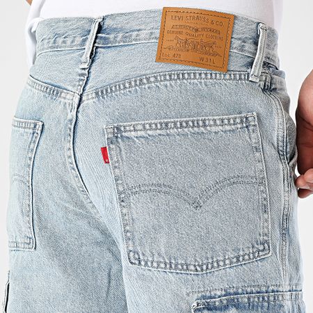 Levi's - Cargo Short Baggy Fit Vaqueros 001GU Lavado Azul