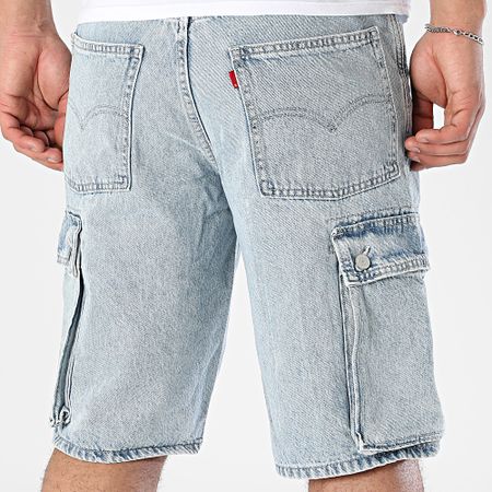 Levi's - Cargo Short Baggy Fit Vaqueros 001GU Lavado Azul