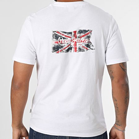 Pepe Jeans - Back Clag Tee PM509921 Blanco