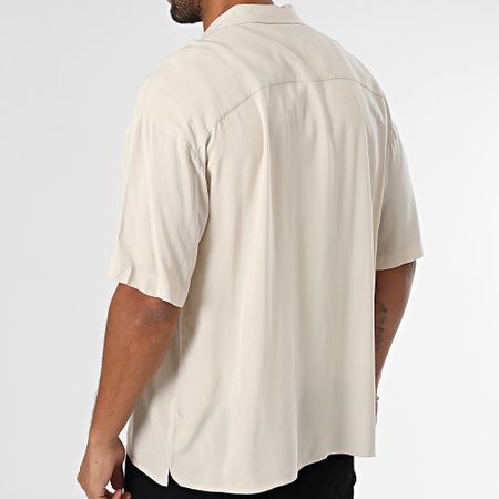 Jack And Jones - Camisa Jeff Beige de manga corta