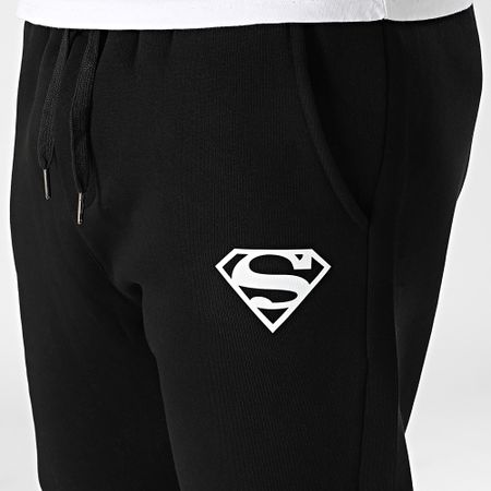 DC Comics - Superman Logo Wide Leg Jogging Pants Negro