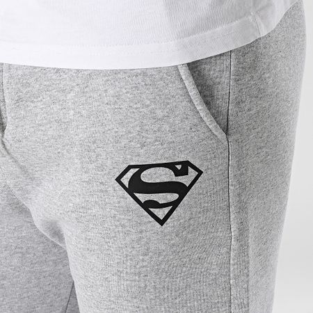 DC Comics - Superman Logo Wide Leg Jogging Pants Heather Grey