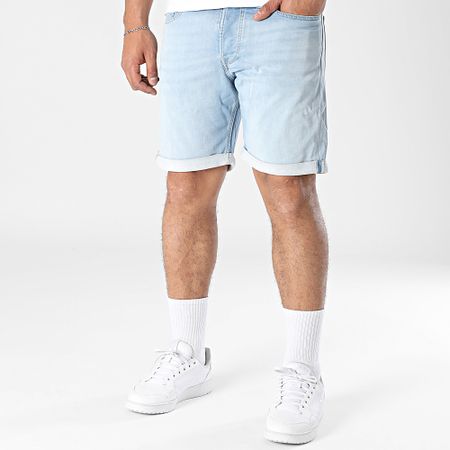 Jack And Jones - Rick Icon Regular Fit Jean Shorts Lavado Azul