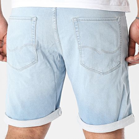Jack And Jones - Rick Icon Regular Fit Jean Shorts Lavado Azul