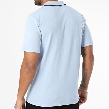 Jack And Jones - Polo de manga corta Hudson azul claro