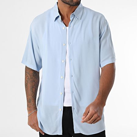Jack And Jones - Camisa Joshua de manga corta azul claro