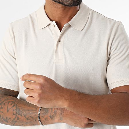 Jack And Jones - Polo de manga corta Kane Beige