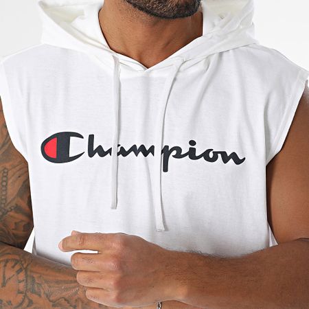 Champion - Camiseta de tirantes con capucha 220777 Blanco