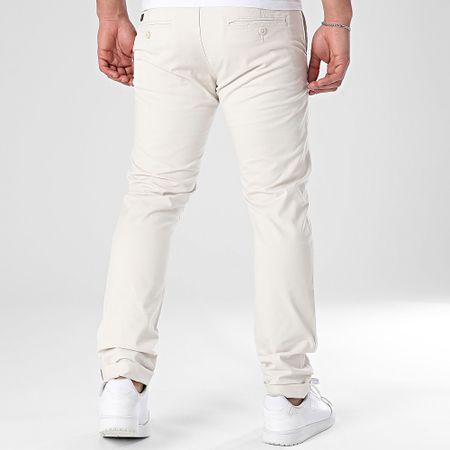 Tiffosi - Pantalón chino slim 10036813 Beige claro