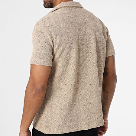 Classic Series - Camisa calada de manga corta 035 Beige