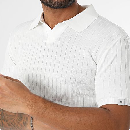 Mackten - Polo Manga Corta 039 Blanco