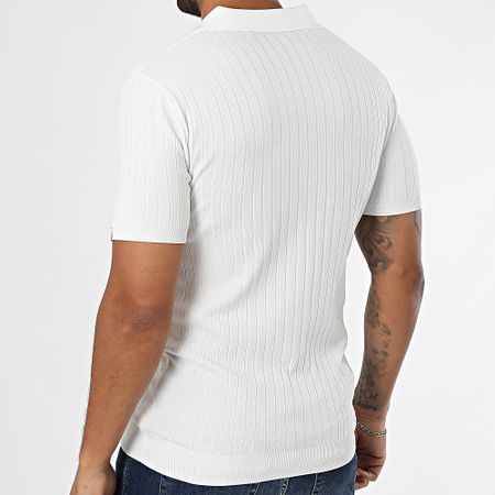Mackten - Polo Manga Corta 039 Blanco